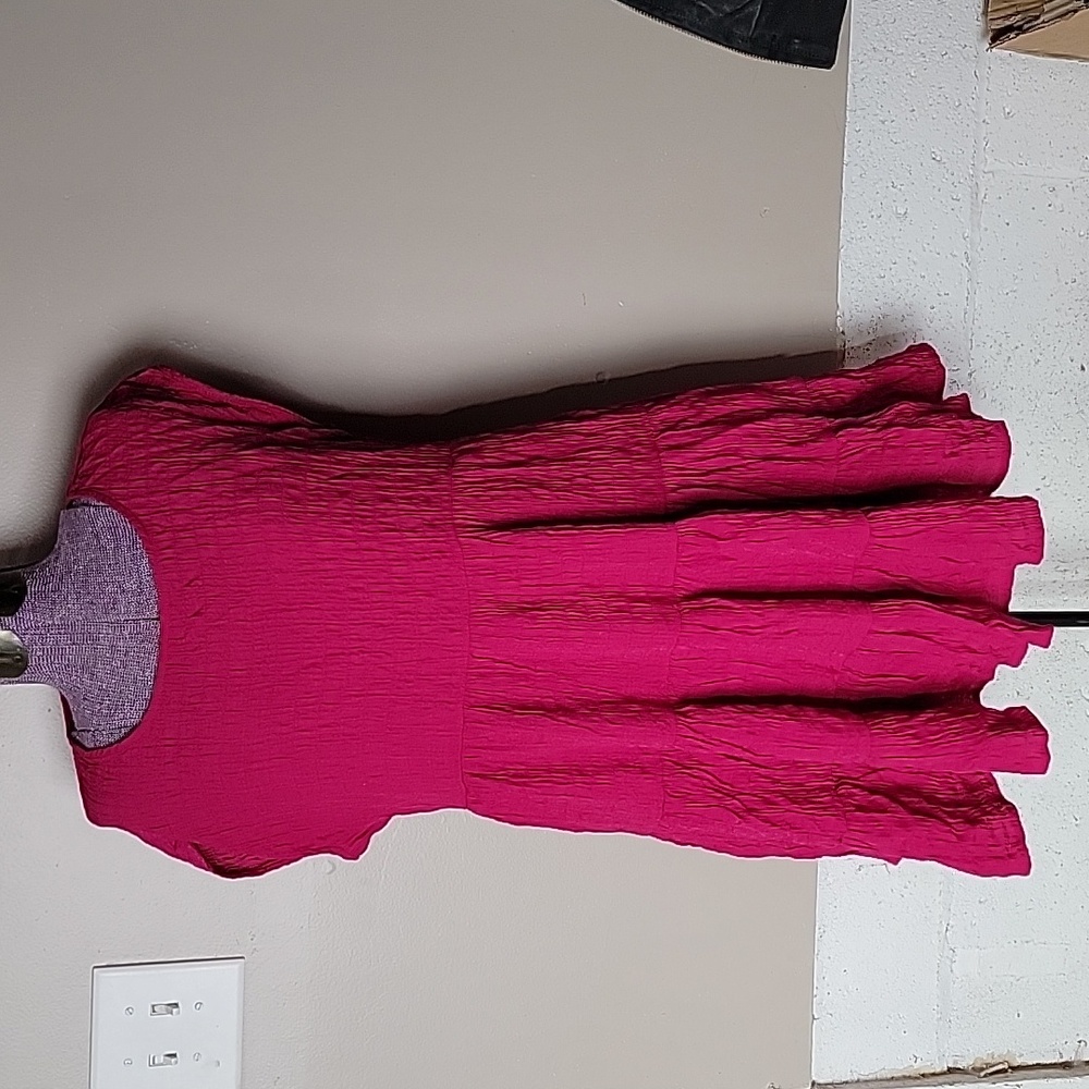 Women's Pink Sleeveless Dress